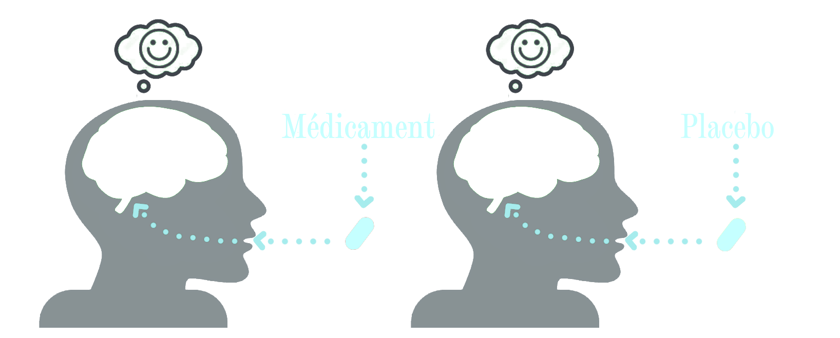 SHEMA EFFET PLACEBO explication